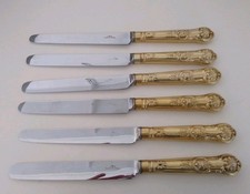 VICTORIAN Set of 6  SILVER