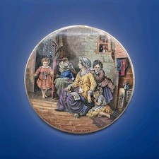 Antique Prattware Pot Lid