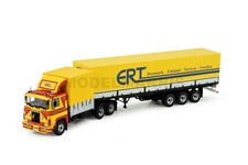 TEKNO 82921 ERT Scania 140 tarpaulin semi trailer 1:50