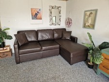 Argos Faux Leather Corner Storage Sofa Bed ? Delivery Available
