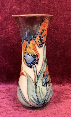 Moorcroft 21cm vase - a, vase.