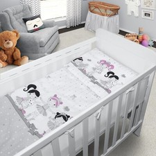 Baby Cot Bedding Set 5Pc Fit