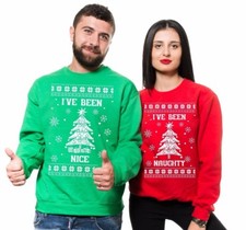 Ugly Christmas Sweater Couple Matching Sweatshirts Christmas Party Sweaters