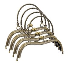 Metal Purse Frames, 7.5" 4Pcs