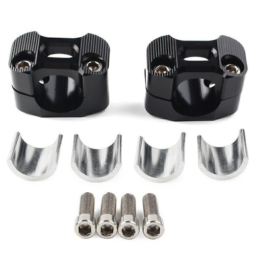 Black handlebar clamps - handlebar,