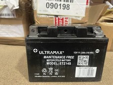 *CUSTOMER RETURN* ULTRAMAX ETZ14S Motorcycle Gel battery - REPLACES YTZ14S