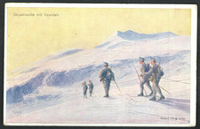 Military - WW1 Austria Red Cross postcard No. 212 Ski Patrol