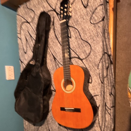 Acoustic guitar with case - with,