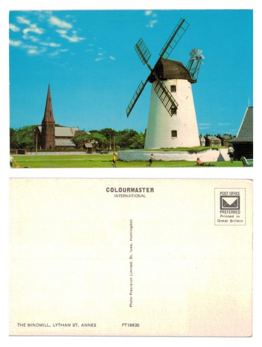 Postcard the windmill lytham - postcard,