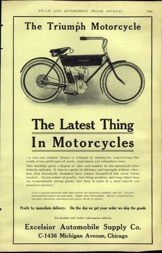 1907 paper car auto triumph - paper,