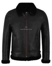 Men's B3 Black Fur Shearling