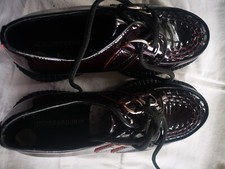 Underground originals patent platform shoe, size 5. Burgundy colour.