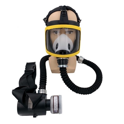 Full face gas mask flow - mask,