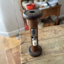 Vintage Wooden Bobbin Egg