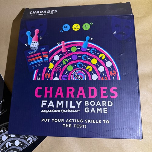 Charades family board game - board, •