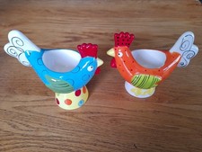 M&S Egg Cups Ceramic, Pair