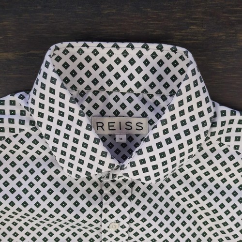 Reiss geometric print shirt - reiss,