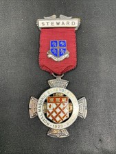 1929 Royal Masonic Benevolent Institute Antique Stewards Jewel / Medal Masonic