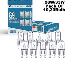 10/20 x G9 Halogen Light bulbs