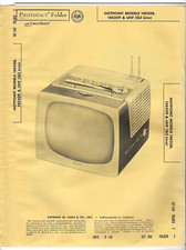1958 HOTPOINT 14S208 14S209 Tv