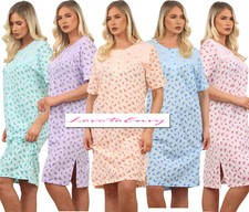 Ladies Half Button Nightdress