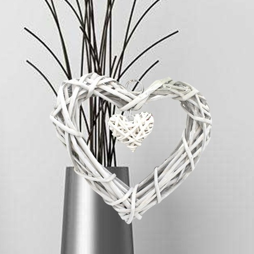 Heart hanging crafts wicker - hanging,