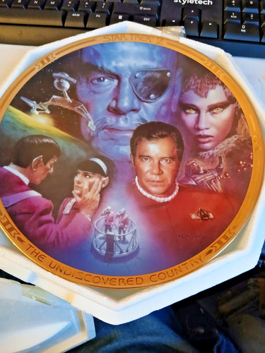 Star trek plate - star, vi