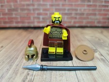 2010 Genuine Lego Spartan Warrior Minifigure CMF Series2 COL018 + shield & Spear