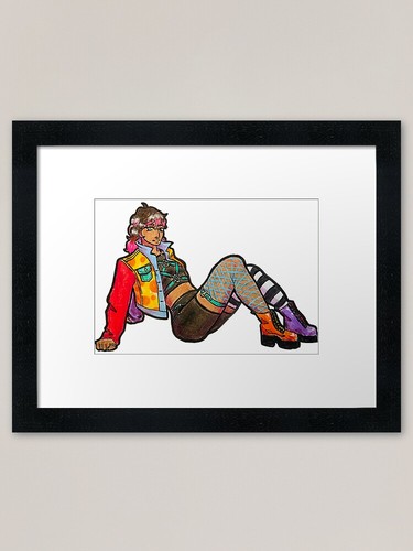 Pin zooble framed art print - framed,