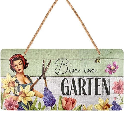 Vintage tin sign m - vintage,