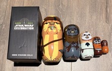 STAR WARS CELEBRATION EUROPE 2023 Ewok Stacking Nesting Russian Dolls RARE