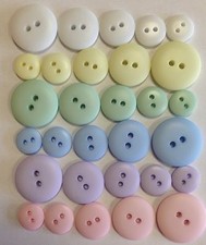 Smartie Button Pastel Colours