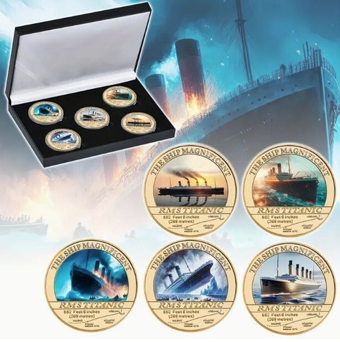 Rms titanic coin - titanic,