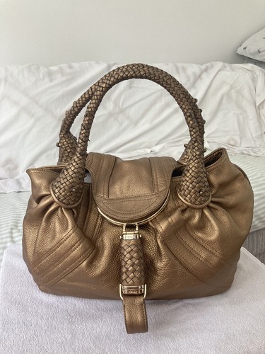 Metallic bronze fendi spy - bronze,