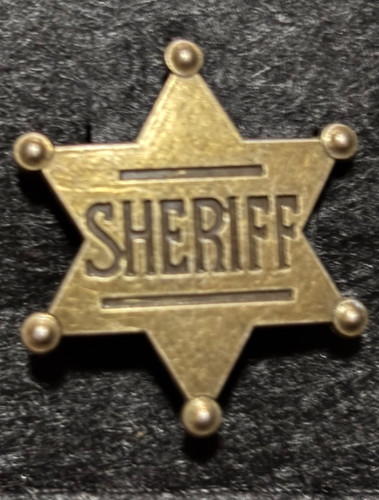 Sheriffs enamel badge plus