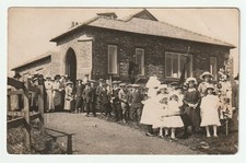 Ashton-under-Lyne, Hazlehurst Mission Sunday School Whit Walk, c. 1905, RPPC