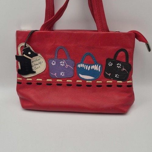 Radley red mini bag with - radley,