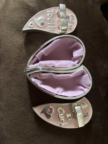 Silver plated heart shaped - silver-plated, heart-shaped
