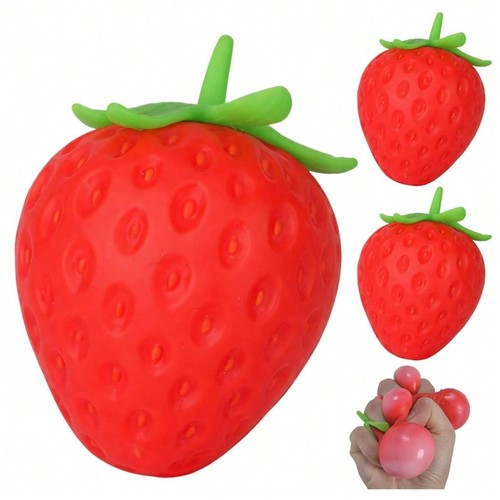 Realistic strawberry squeeze - realistic,