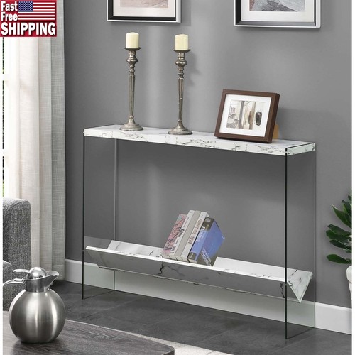 Console table glass frame - table,