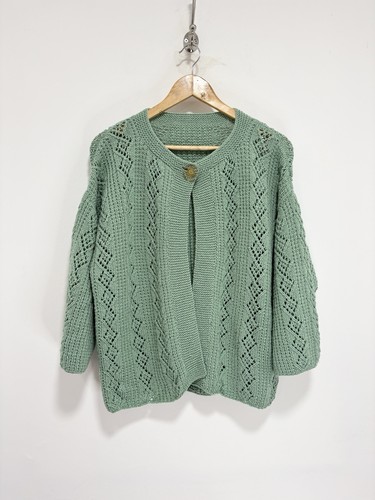 Hand knitted women cardigan - hand,