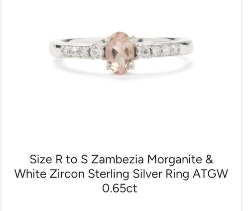 Zambian morganite zircon - &,