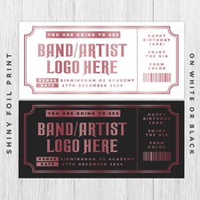 Personalised Music Concert Gig