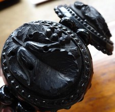 antique Victorian WHITBY JET