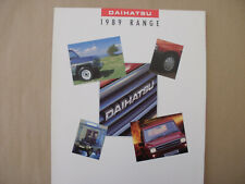 DAIHATSU Range orig 1989 UK Mkt brochure - Charade Fourtrak Sportrak 4x4