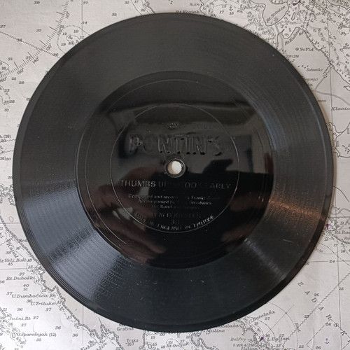 Flexible record disc - disc, for
