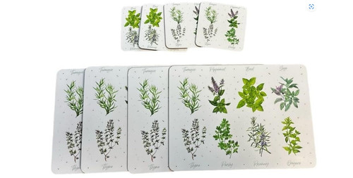 Herb garden place mats - 4, x