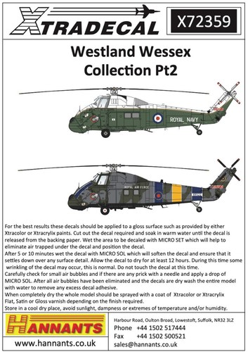 Xtradecal x72359 westland - xtradecal,