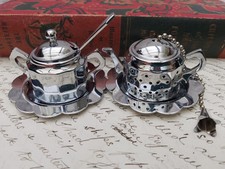 Vintage Chrome Tea Infuser