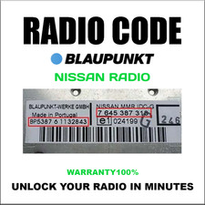BLAUPUNKT RADIO CODE UNLOCK